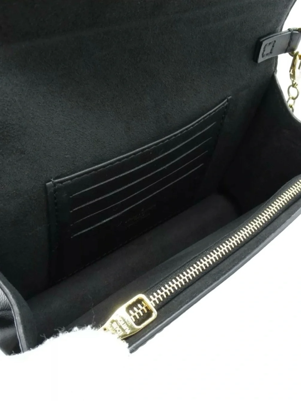 Louis Vuitton 1854 Dauphine Chain Wallet /Bag Black Ivory Jacquard LV Crossbody - Picture 6 of 17